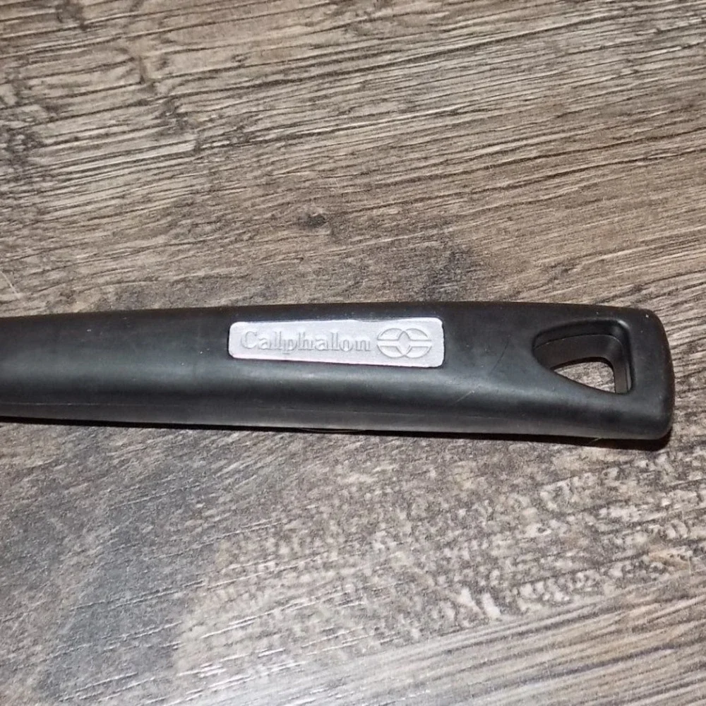 Calphalon Slotted Spoon Kitchen Utensil Black Good Nylon Heat Resistant